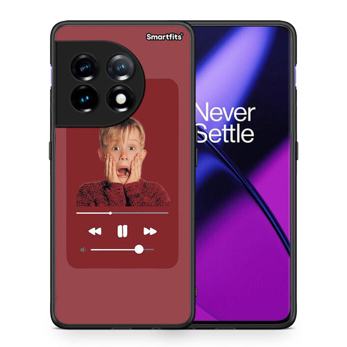 Θήκη OnePlus 11R / ACE 2 5G Xmas Alone Music από τη Smartfits με σχέδιο στο πίσω μέρος και μαύρο περίβλημα | OnePlus 11R / ACE 2 5G Xmas Alone Music Case with Colorful Back and Black Bezels