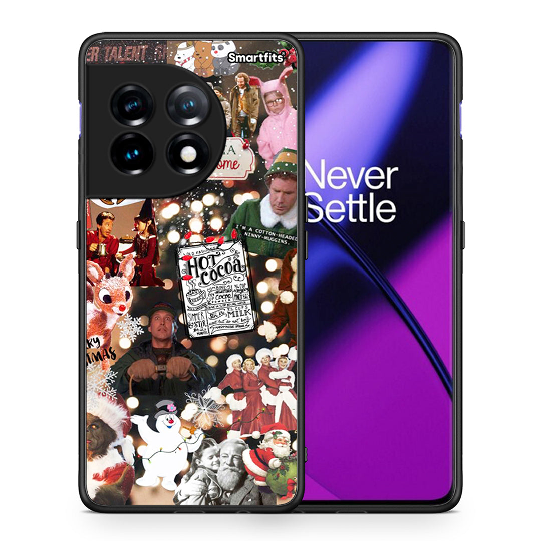Θήκη OnePlus 11R / ACE 2 5G Xmas Movies από τη Smartfits με σχέδιο στο πίσω μέρος και μαύρο περίβλημα | OnePlus 11R / ACE 2 5G Xmas Movies Case with Colorful Back and Black Bezels