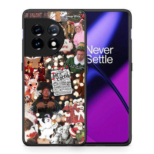 Θήκη OnePlus 11R / ACE 2 5G Xmas Movies από τη Smartfits με σχέδιο στο πίσω μέρος και μαύρο περίβλημα | OnePlus 11R / ACE 2 5G Xmas Movies Case with Colorful Back and Black Bezels