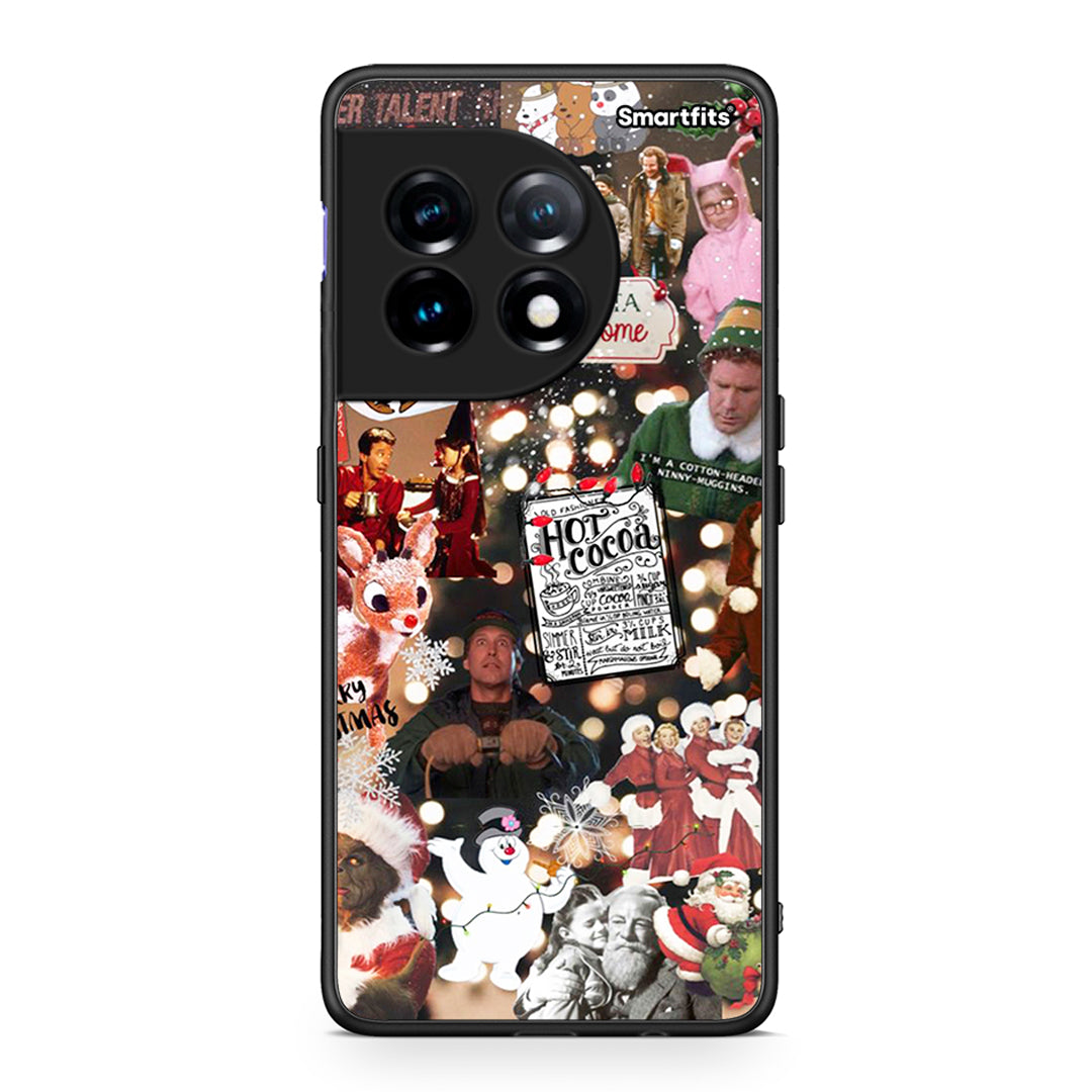 Θήκη OnePlus 11R / ACE 2 5G Xmas Movies από τη Smartfits με σχέδιο στο πίσω μέρος και μαύρο περίβλημα | OnePlus 11R / ACE 2 5G Xmas Movies Case with Colorful Back and Black Bezels