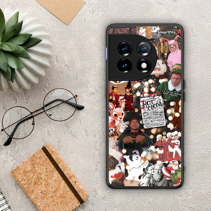 Θήκη OnePlus 11R / ACE 2 5G Xmas Movies από τη Smartfits με σχέδιο στο πίσω μέρος και μαύρο περίβλημα | OnePlus 11R / ACE 2 5G Xmas Movies Case with Colorful Back and Black Bezels