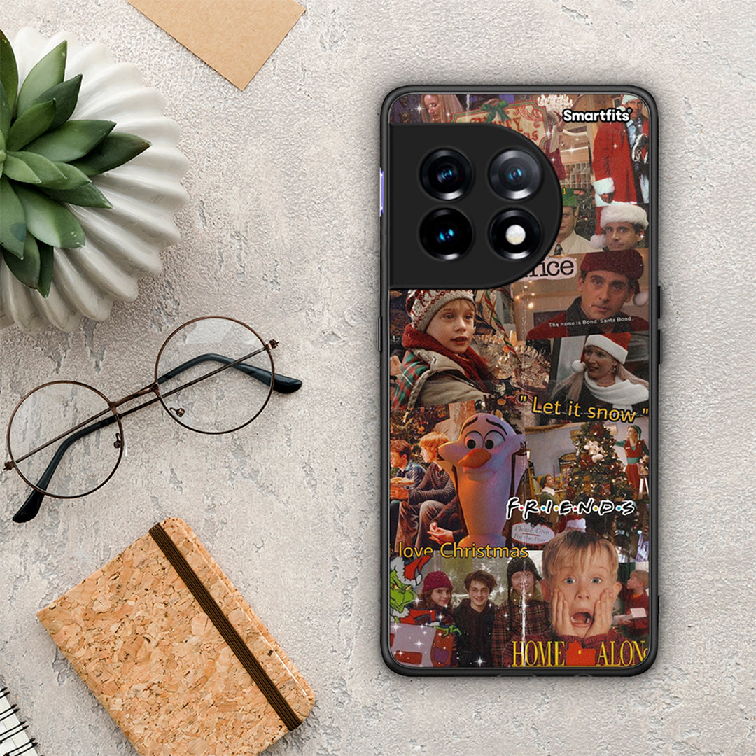 Θήκη OnePlus 11R / ACE 2 5G Xmas Wishes από τη Smartfits με σχέδιο στο πίσω μέρος και μαύρο περίβλημα | OnePlus 11R / ACE 2 5G Xmas Wishes Case with Colorful Back and Black Bezels