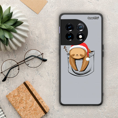 Θήκη OnePlus 11R / ACE 2 5G Xmas Zzzz από τη Smartfits με σχέδιο στο πίσω μέρος και μαύρο περίβλημα | OnePlus 11R / ACE 2 5G Xmas Zzzz Case with Colorful Back and Black Bezels