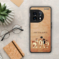 Thumbnail for Θήκη OnePlus 11 5G You Go Girl από τη Smartfits με σχέδιο στο πίσω μέρος και μαύρο περίβλημα | OnePlus 11 5G You Go Girl Case with Colorful Back and Black Bezels