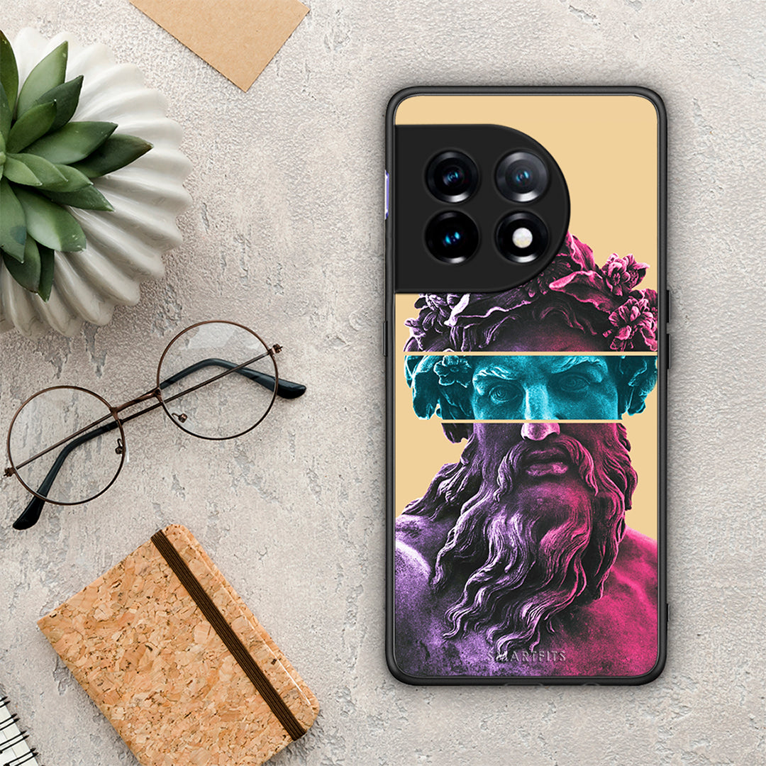 Θήκη OnePlus 11R / ACE 2 5G Zeus Art από τη Smartfits με σχέδιο στο πίσω μέρος και μαύρο περίβλημα | OnePlus 11R / ACE 2 5G Zeus Art Case with Colorful Back and Black Bezels