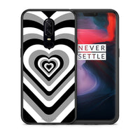 Thumbnail for Θήκη OnePlus 6 Black Hearts από τη Smartfits με σχέδιο στο πίσω μέρος και μαύρο περίβλημα | OnePlus 6 Black Hearts case with colorful back and black bezels