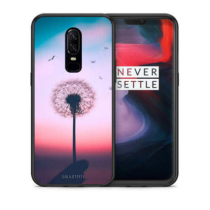 Θήκη OnePlus 6 Wish Boho από τη Smartfits με σχέδιο στο πίσω μέρος και μαύρο περίβλημα | OnePlus 6 Wish Boho case with colorful back and black bezels