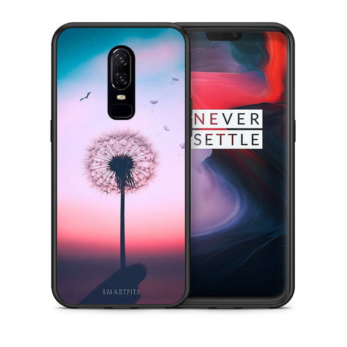Θήκη OnePlus 6 Wish Boho από τη Smartfits με σχέδιο στο πίσω μέρος και μαύρο περίβλημα | OnePlus 6 Wish Boho case with colorful back and black bezels
