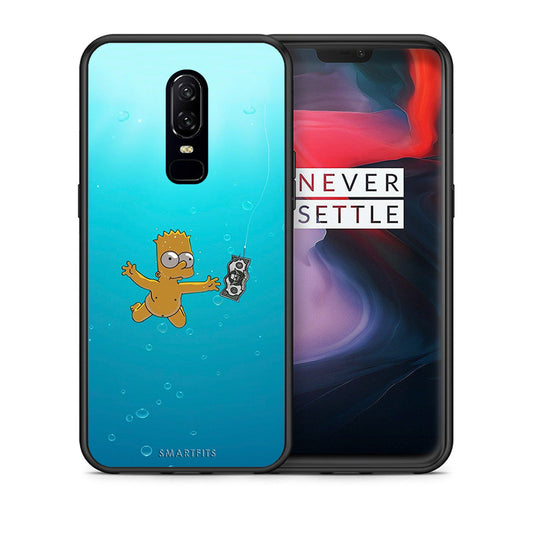 Θήκη OnePlus 6 Chasing Money από τη Smartfits με σχέδιο στο πίσω μέρος και μαύρο περίβλημα | OnePlus 6 Chasing Money case with colorful back and black bezels