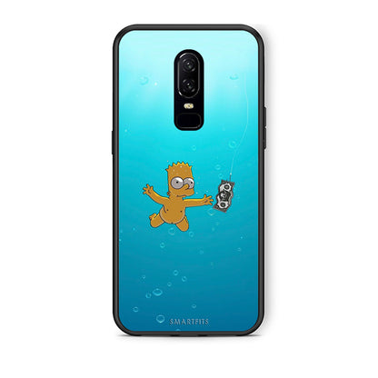 OnePlus 6 Chasing Money θήκη από τη Smartfits με σχέδιο στο πίσω μέρος και μαύρο περίβλημα | Smartphone case with colorful back and black bezels by Smartfits