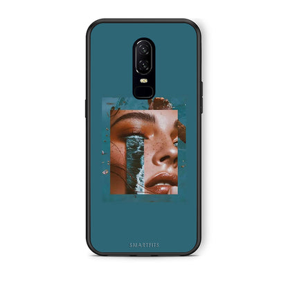 OnePlus 6 Cry An Ocean θήκη από τη Smartfits με σχέδιο στο πίσω μέρος και μαύρο περίβλημα | Smartphone case with colorful back and black bezels by Smartfits