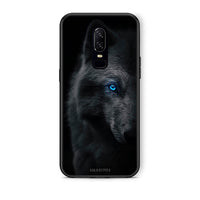 Thumbnail for OnePlus 6 Dark Wolf θήκη από τη Smartfits με σχέδιο στο πίσω μέρος και μαύρο περίβλημα | Smartphone case with colorful back and black bezels by Smartfits
