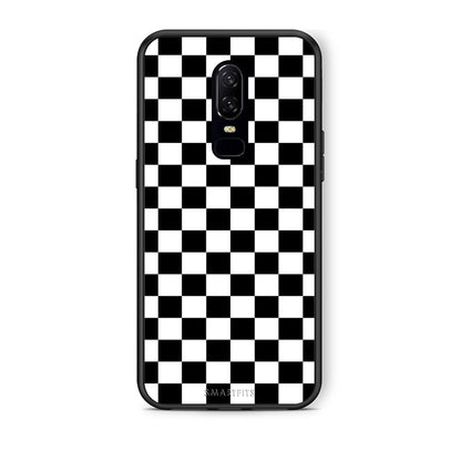 4 - OnePlus 6 Squares Geometric case, cover, bumper