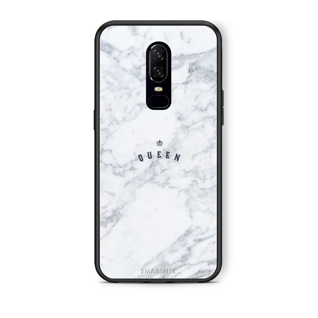 4 - OnePlus 6 Queen Marble case, cover, bumper