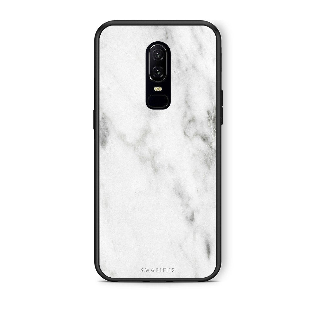 2 - OnePlus 6 White marble case, cover, bumper