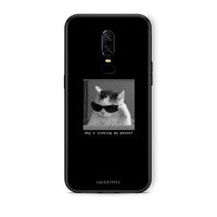 Thumbnail for OnePlus 6 Meme Cat θήκη από τη Smartfits με σχέδιο στο πίσω μέρος και μαύρο περίβλημα | Smartphone case with colorful back and black bezels by Smartfits