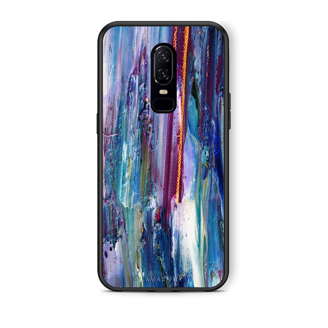 99 - OnePlus 6 Paint Winter case, cover, bumper