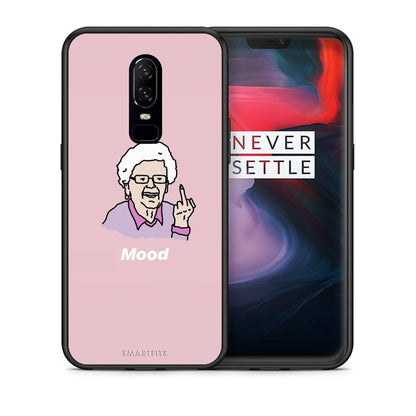 Θήκη OnePlus 6 Mood PopArt από τη Smartfits με σχέδιο στο πίσω μέρος και μαύρο περίβλημα | OnePlus 6 Mood PopArt case with colorful back and black bezels
