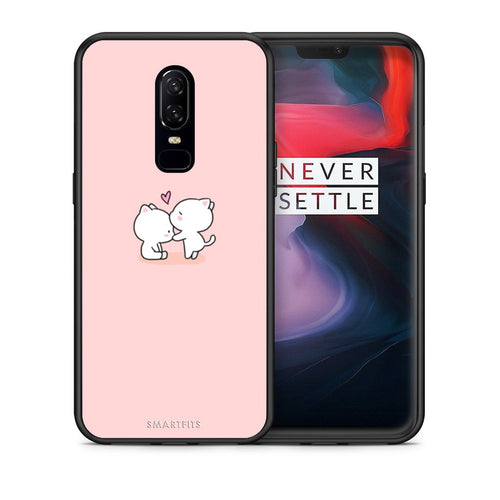 Θήκη OnePlus 6 Love Valentine από τη Smartfits με σχέδιο στο πίσω μέρος και μαύρο περίβλημα | OnePlus 6 Love Valentine case with colorful back and black bezels