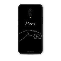 Thumbnail for OnePlus 6T Aeshetic Love 1 Θήκη Αγίου Βαλεντίνου από τη Smartfits με σχέδιο στο πίσω μέρος και μαύρο περίβλημα | Smartphone case with colorful back and black bezels by Smartfits