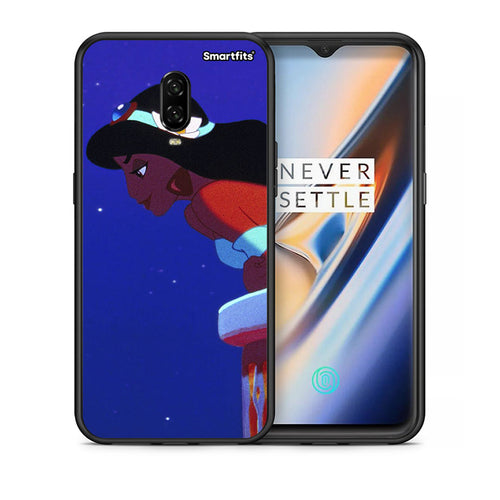 Θήκη OnePlus 6T Alladin And Jasmine Love 2 από τη Smartfits με σχέδιο στο πίσω μέρος και μαύρο περίβλημα | OnePlus 6T Alladin And Jasmine Love 2 case with colorful back and black bezels