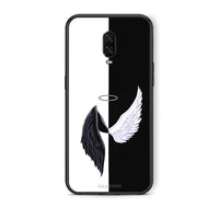 Thumbnail for OnePlus 6T Angels Demons θήκη από τη Smartfits με σχέδιο στο πίσω μέρος και μαύρο περίβλημα | Smartphone case with colorful back and black bezels by Smartfits