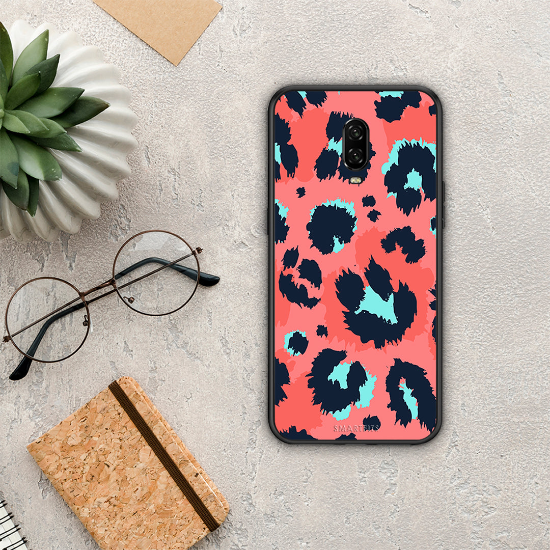 Animal Pink Leopard - OnePlus 6T θήκη