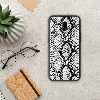 Animal White Snake - OnePlus 6T θήκη