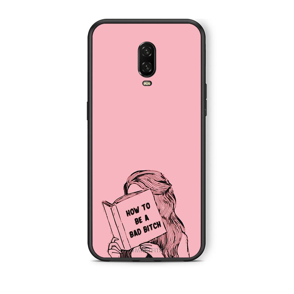 OnePlus 6T Bad Bitch θήκη από τη Smartfits με σχέδιο στο πίσω μέρος και μαύρο περίβλημα | Smartphone case with colorful back and black bezels by Smartfits