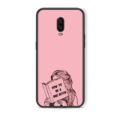 OnePlus 6T Bad Bitch θήκη από τη Smartfits με σχέδιο στο πίσω μέρος και μαύρο περίβλημα | Smartphone case with colorful back and black bezels by Smartfits