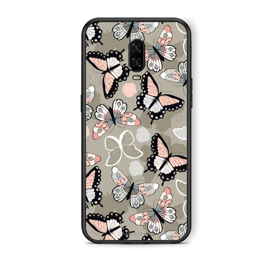 135 - OnePlus 6T Butterflies Boho case, cover, bumper