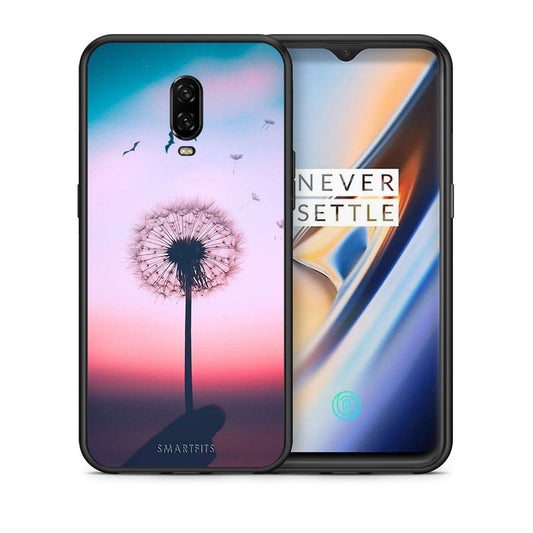 Θήκη OnePlus 6T Wish Boho από τη Smartfits με σχέδιο στο πίσω μέρος και μαύρο περίβλημα | OnePlus 6T Wish Boho case with colorful back and black bezels