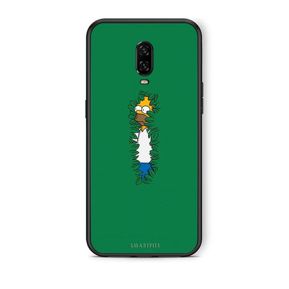 OnePlus 6T Bush Man Θήκη Αγίου Βαλεντίνου από τη Smartfits με σχέδιο στο πίσω μέρος και μαύρο περίβλημα | Smartphone case with colorful back and black bezels by Smartfits
