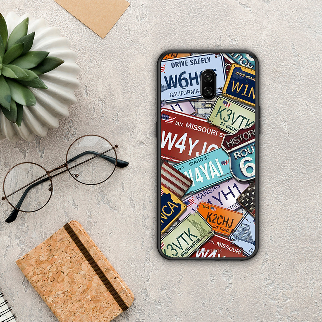 Car Plates - OnePlus 6T θήκη
