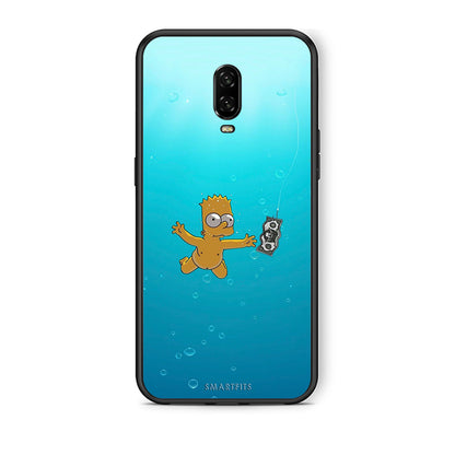 OnePlus 6T Chasing Money θήκη από τη Smartfits με σχέδιο στο πίσω μέρος και μαύρο περίβλημα | Smartphone case with colorful back and black bezels by Smartfits