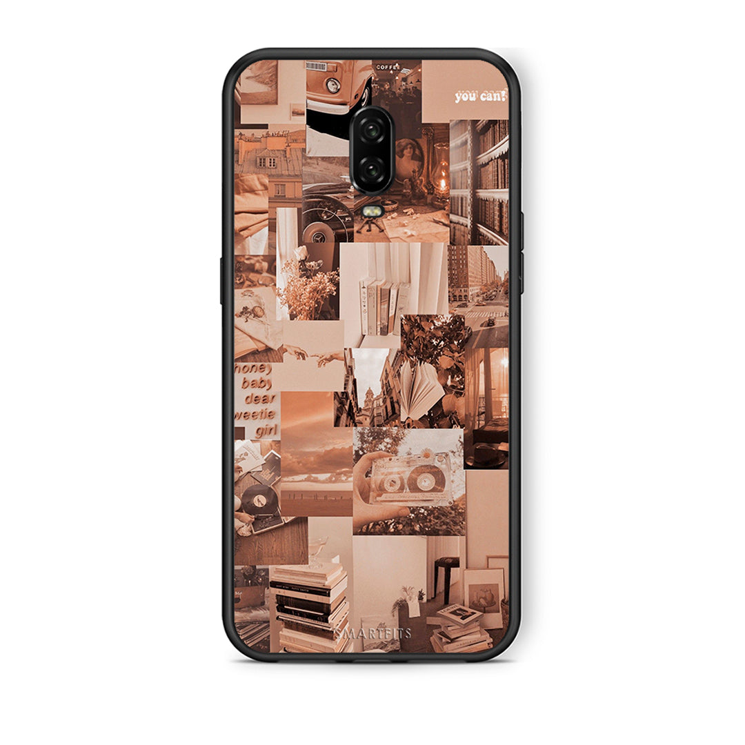 OnePlus 6T Collage You Can Θήκη Αγίου Βαλεντίνου από τη Smartfits με σχέδιο στο πίσω μέρος και μαύρο περίβλημα | Smartphone case with colorful back and black bezels by Smartfits