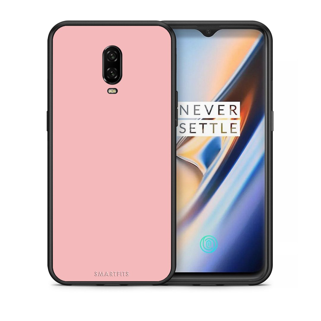 Θήκη OnePlus 6T Nude Color από τη Smartfits με σχέδιο στο πίσω μέρος και μαύρο περίβλημα | OnePlus 6T Nude Color case with colorful back and black bezels