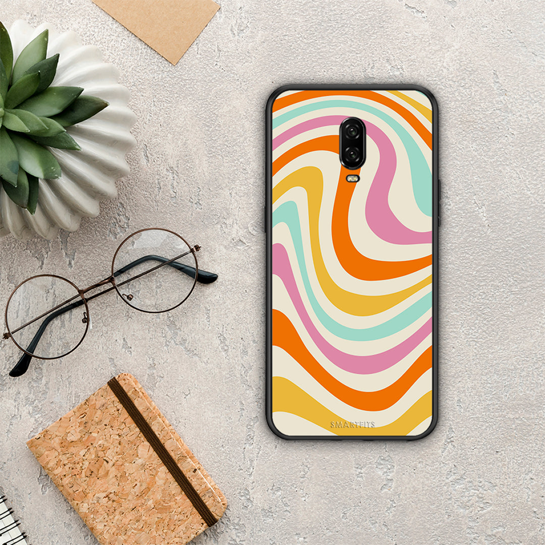 Colourful Waves - OnePlus 6T θήκη