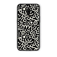 Thumbnail for OnePlus 6 Doodle Art θήκη από τη Smartfits με σχέδιο στο πίσω μέρος και μαύρο περίβλημα | Smartphone case with colorful back and black bezels by Smartfits