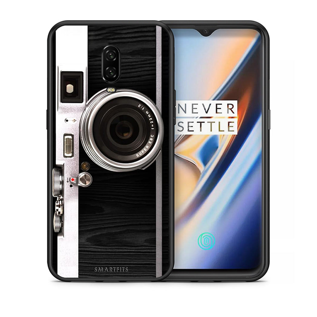 Θήκη OnePlus 6T Emily In Paris από τη Smartfits με σχέδιο στο πίσω μέρος και μαύρο περίβλημα | OnePlus 6T Emily In Paris case with colorful back and black bezels