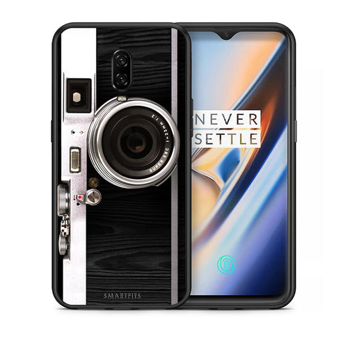 Θήκη OnePlus 6T Emily In Paris από τη Smartfits με σχέδιο στο πίσω μέρος και μαύρο περίβλημα | OnePlus 6T Emily In Paris case with colorful back and black bezels