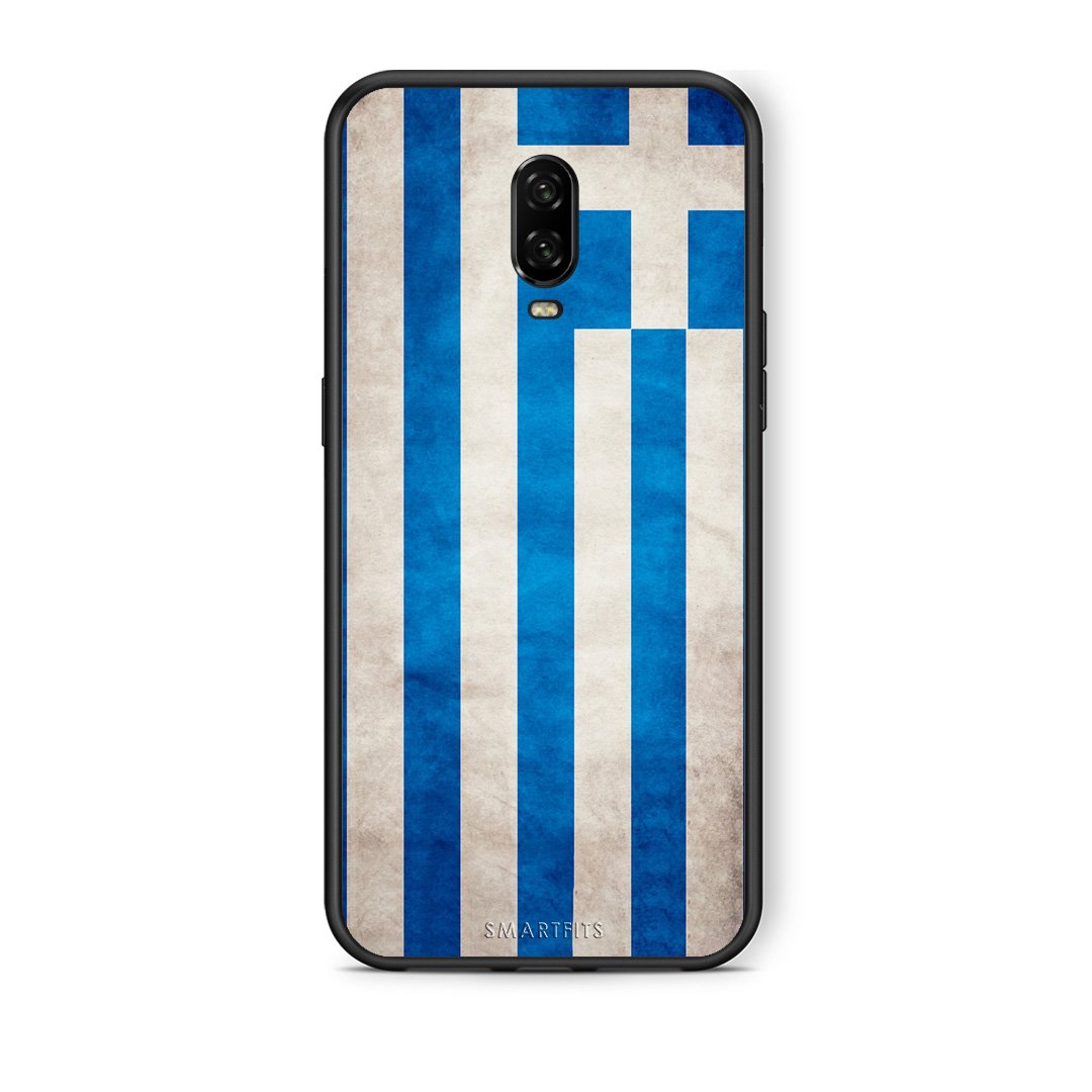 4 - OnePlus 6T Greece Flag case, cover, bumper
