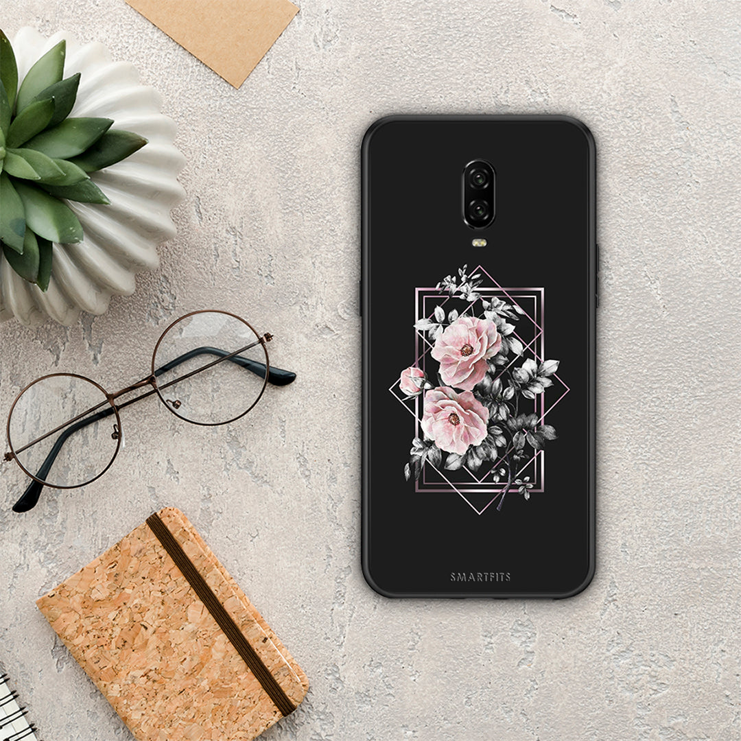 Flower Frame - OnePlus 6T θήκη