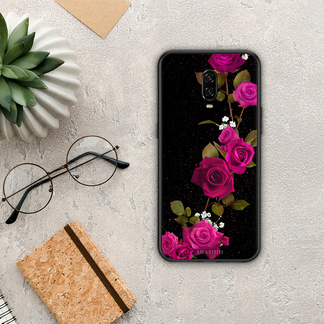 Flower Red Roses - OnePlus 6T θήκη