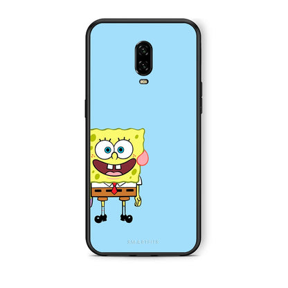 OnePlus 6T Friends Bob θήκη από τη Smartfits με σχέδιο στο πίσω μέρος και μαύρο περίβλημα | Smartphone case with colorful back and black bezels by Smartfits