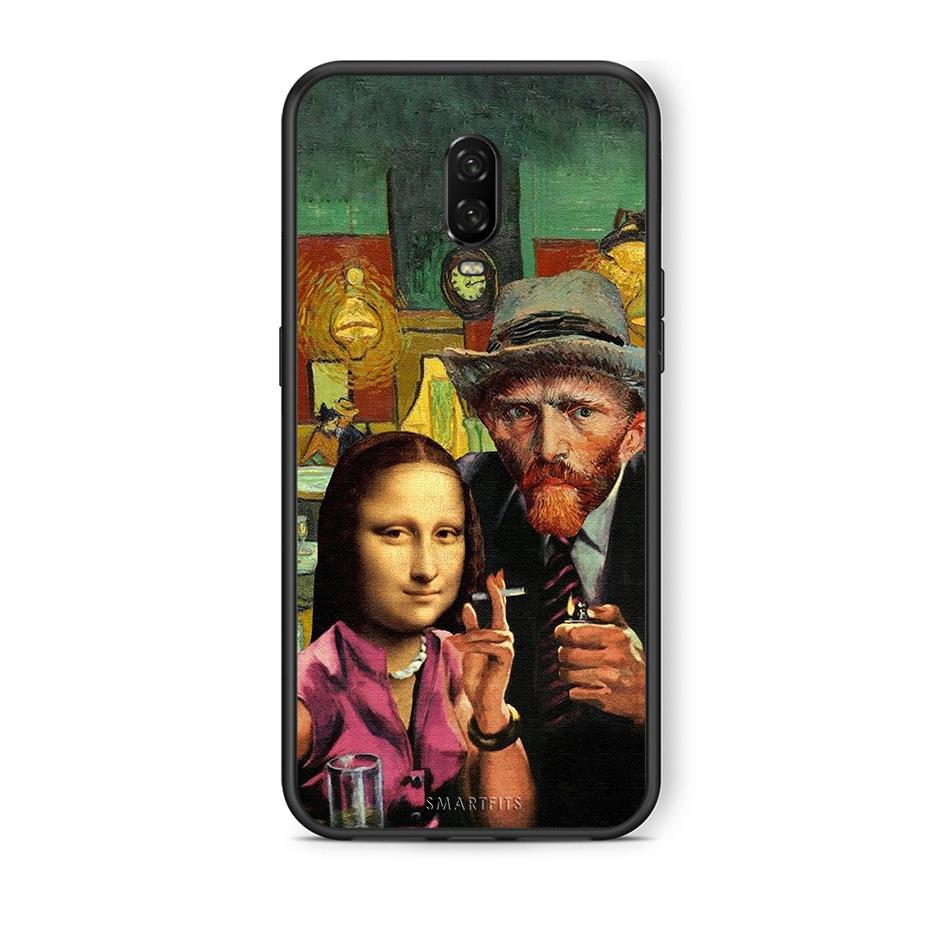 OnePlus 6T Funny Art θήκη από τη Smartfits με σχέδιο στο πίσω μέρος και μαύρο περίβλημα | Smartphone case with colorful back and black bezels by Smartfits