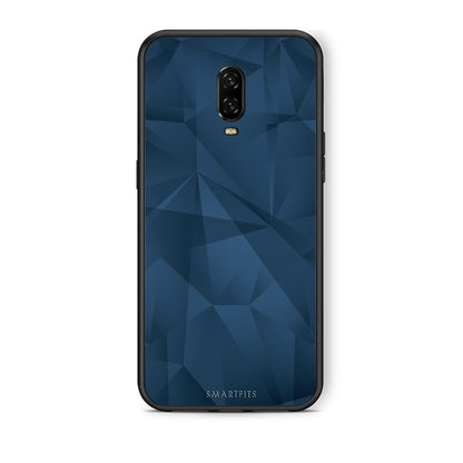 39 - OnePlus 6T Blue Abstract Geometric case, cover, bumper