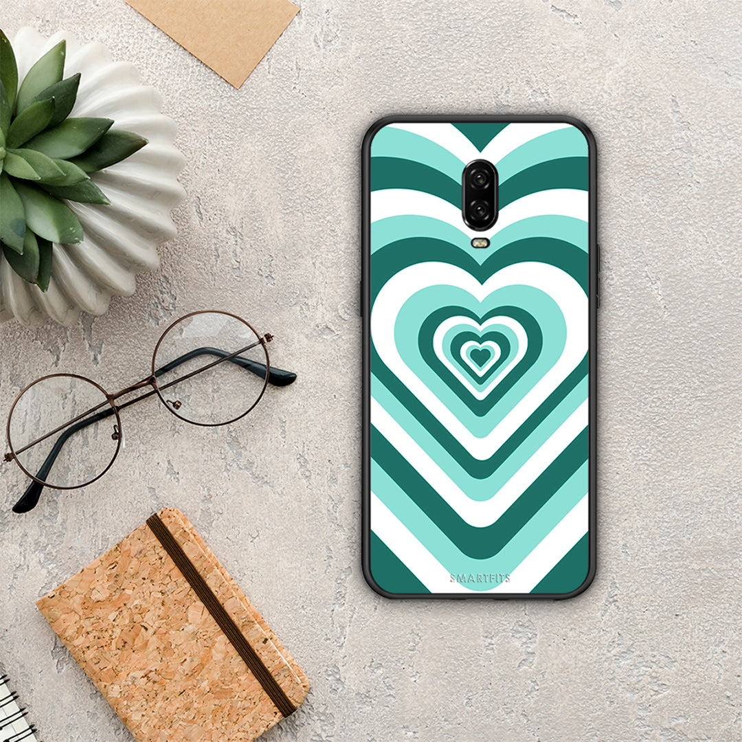 Green Hearts - OnePlus 6T θήκη