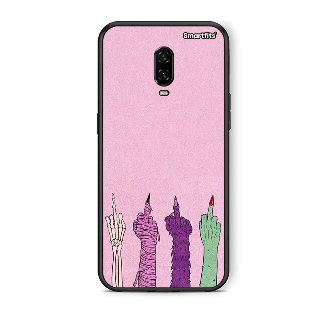 OnePlus 6T Halloween Be A Lady Θήκη από τη Smartfits με σχέδιο στο πίσω μέρος και μαύρο περίβλημα | Smartphone case with colorful back and black bezels by Smartfits