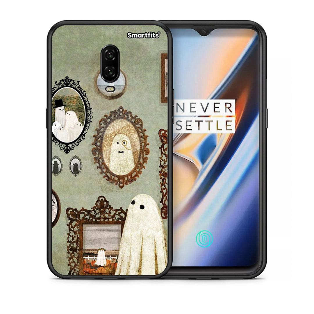 Θήκη OnePlus 6T Halloween Ghost Season από τη Smartfits με σχέδιο στο πίσω μέρος και μαύρο περίβλημα | OnePlus 6T Halloween Ghost Season case with colorful back and black bezels